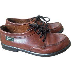 Vintage Eastland Falmouth Brown Leather Bootie Shoes 90s